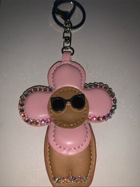 Ab crystal Vivienne purse/bag charm Keychain